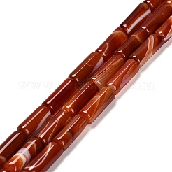 Dyed Natural Agate Beads Strands&nbsp;G-G203-01D