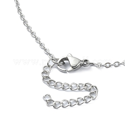 304 Stainless Steel Macrame Pouch Empty Stone Holder for Pendant Necklaces Making&nbsp;NJEW-JN04383-02
