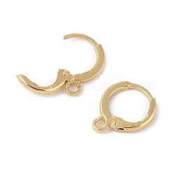 Brass Hoop Earrings Finding&nbsp;KK-Q822-01G
