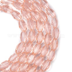 Faceted Glass Beads Strands&nbsp;X-GC891Y-9