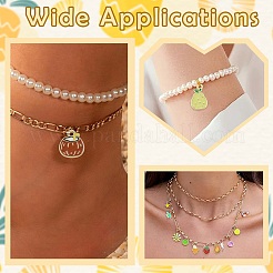 60Pcs Alloy Enamel Pendants&nbsp;ENAM-CJ0007-25
