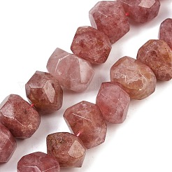 Natural Strawberry Quartz Beads Strands&nbsp;G-F796-D08-01