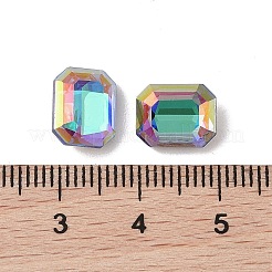 Glass Rhinestone Cabochons&nbsp;RGLA-L029-03A-BBLA