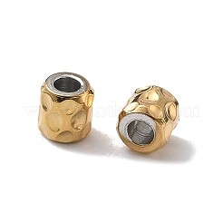 Hammered 304 Stainless Steel Beads&nbsp;STAS-Z184-03G