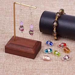 Handmade Foil Glass Lampwork Beads&nbsp;LAMP-CD0001-04