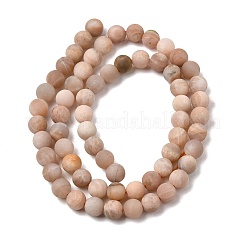 Natural Sunstone Beads Strands&nbsp;G-J372-05-8mm-A