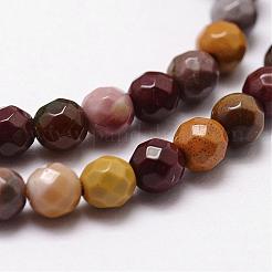 Natural Mookaite Beads Strands&nbsp;G-D840-30-4mm