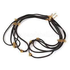 3Pcs Cowhide Leather Cord Double Layer Necklace Making&nbsp;AJEW-TA0002-77A