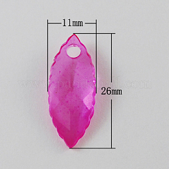 Transparent Acrylic Pendants&nbsp;TACR-R17-M