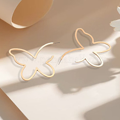 Hollow Butterfly Alloy Stud Earrings&nbsp;FS-WG4F065-01
