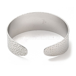 Non-Tarnish 304 Stainless Steel Wide Open Cuff Bangles&nbsp;BJEW-L682-023P