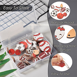 DIY Sport Theme Earring Making Kit&nbsp;DIY-TA0006-10