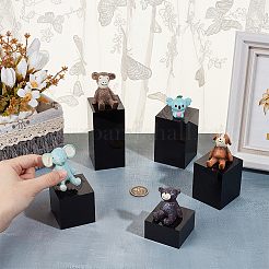 5Pcs 5 Styles Acrylic Display Pedestals for Jewelry&nbsp;ODIS-BC0001-20A