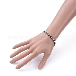 Rectangle Glass Seed Beads Stretch Bracelets&nbsp;BJEW-JB05297-01