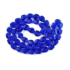 Frosted Glass Beads Strands&nbsp;GLAA-T023-30F