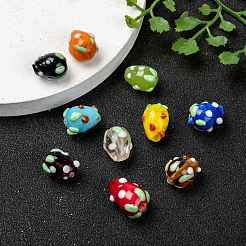 Handmade Lampwork 3D Strawberry Beads&nbsp;LAMP-R109A-M
