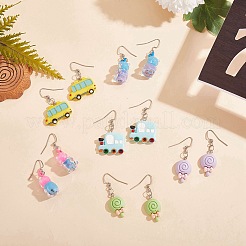 DIY Cartoon Earring Making Kit&nbsp;DIY-SZ0009-03