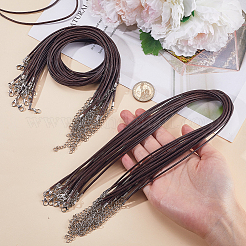 50Pcs Waxed Imitation Leather Cord Necklace Makings&nbsp;MAK-SP0001-04B