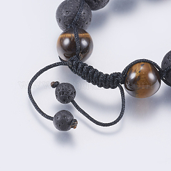 Adjustable Nylon Cord Braided Bead Bracelets&nbsp;BJEW-F308-54B