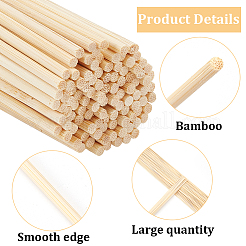 Round Bamboo Sticks&nbsp;WOOD-WH0030-83E