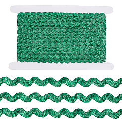 3 Rolls Polyester Wavy Fringe Trim Ribbon&nbsp;OCOR-GF0004-46B