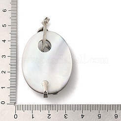 Natural Sea Shell Pendants&nbsp;KK-E059-04P