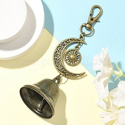 Iron Bell Pendant Decoration&nbsp;HJEW-JM02450