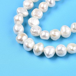 Natural Cultured Freshwater Pearl Beads Strands&nbsp;PEAR-N014-06C