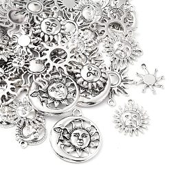 100G Tibetan Style Alloy Pendants&nbsp;TIBEP-YW0001-39
