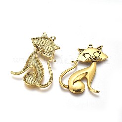 Tibetan Style Alloy Kitten Pendants&nbsp;LS-TIBEP-22758-AG-RS