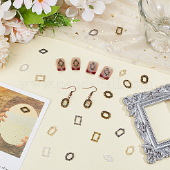 14 Styles Alloy Cabochons&nbsp;MRMJ-OC0004-09