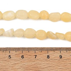 Natural Yellow Jade Beads Strands&nbsp;GG-C286-A23