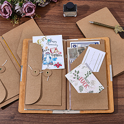 3Pcs Kraft Paper File Pockets&nbsp;AJEW-CP0011-44A