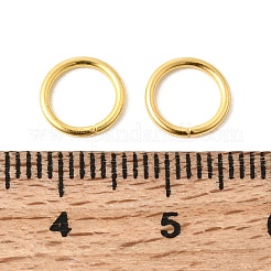 Iron Open Jump Rings&nbsp;IFIN-R233-1.0x8-NR