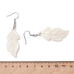 Natural Shell Dangle Earrings&nbsp;EJEW-JE06965-01
