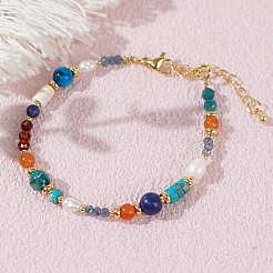 Brass with Glass Beaded Bracelet for Women&nbsp;AC7044