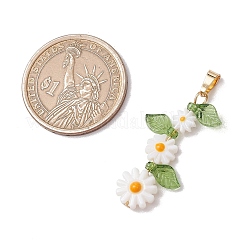 Natural Freshwater Shell Enamel Pendants&nbsp;PALLOY-JF03481-02