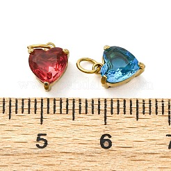 304 Stainless Steel Rhinestone Pendants&nbsp;STAS-E550-44G