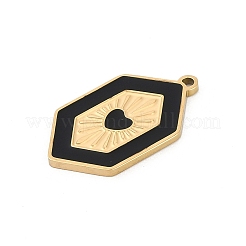 304 Stainless Steel Enamel Pendants&nbsp;STAS-I325-051G