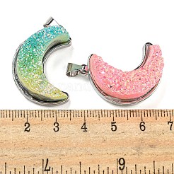 Eletroplated Natural Druzy Agate Pendants&nbsp;G-G131-02P