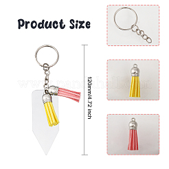DIY Blank Keychain Making Kit&nbsp;DIY-WH0453-25
