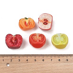 Opaque Resin Imitation Fruit Cabochons&nbsp;RE-CBA8643-03