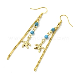 Brass Dangle Earrings&nbsp;EJEW-JE07036