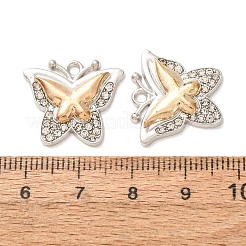 Alloy Rhinestone Pendants&nbsp;RB-CBAA987-06B