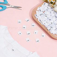 700Pcs Polyester Clothing Size Labels&nbsp;DIY-CY0003-92B
