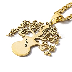 304 Stainless Steel Necklaces&nbsp;NJEW-Q338-14G
