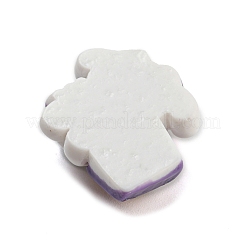 Opaque Resin Cute Puppy Cabochons&nbsp;CRES-P026-B03