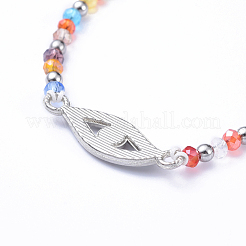 Adjustable Nylon Thread Braided Bead Bracelets&nbsp;BJEW-JB05157-04