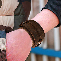 1Pc Cowhide Cord Wide Cord Bracelets&nbsp;BJEW-CL0001-07B