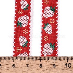 Polyester Strawberry Ribbon&nbsp;OCOR-T016-04C
